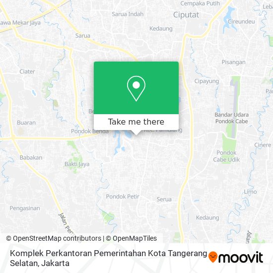 Komplek Perkantoran Pemerintahan Kota Tangerang Selatan map