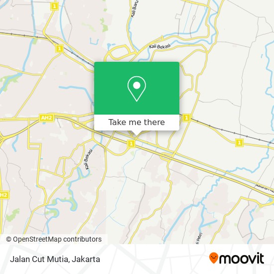 Jalan Cut Mutia map