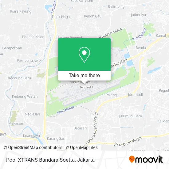 Pool XTRANS Bandara Soetta map