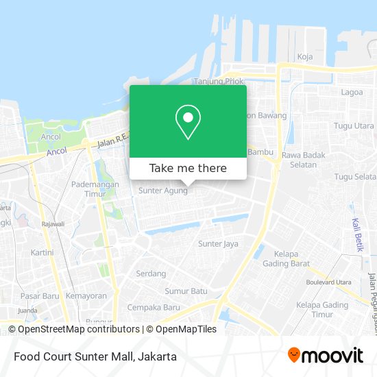 Food Court Sunter Mall map