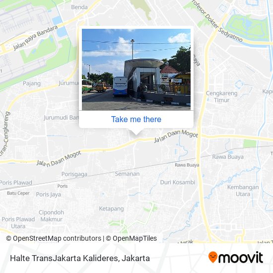 Halte TransJakarta Kalideres map