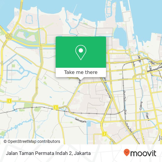 Jalan Taman Permata Indah 2 map