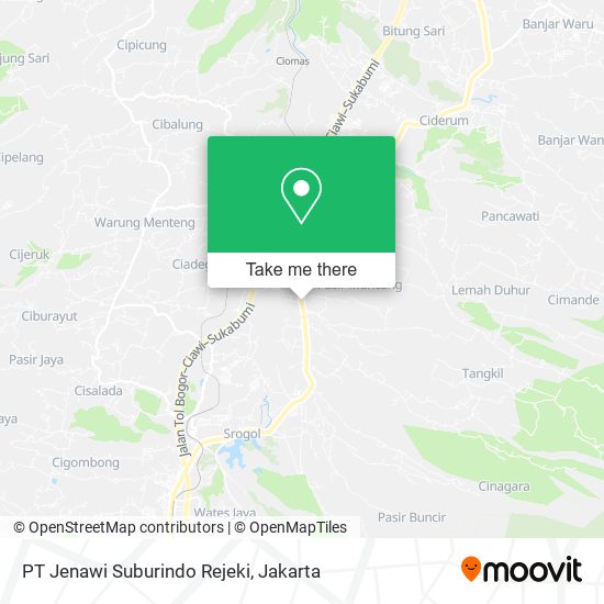 PT Jenawi Suburindo Rejeki map