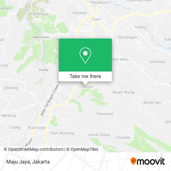 Maju Jaya map