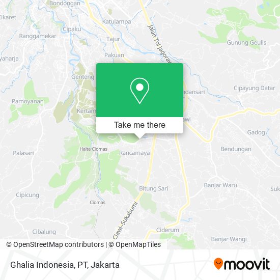 Ghalia Indonesia, PT map