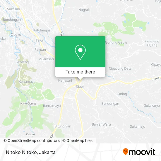 Nitoko Nitoko map