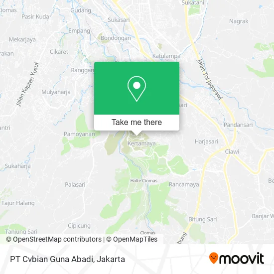 PT Cvbian Guna Abadi map