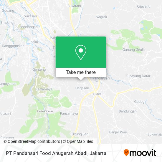 PT Pandansari Food Anugerah Abadi map