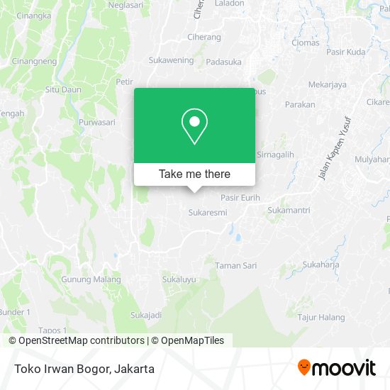 Toko Irwan Bogor map