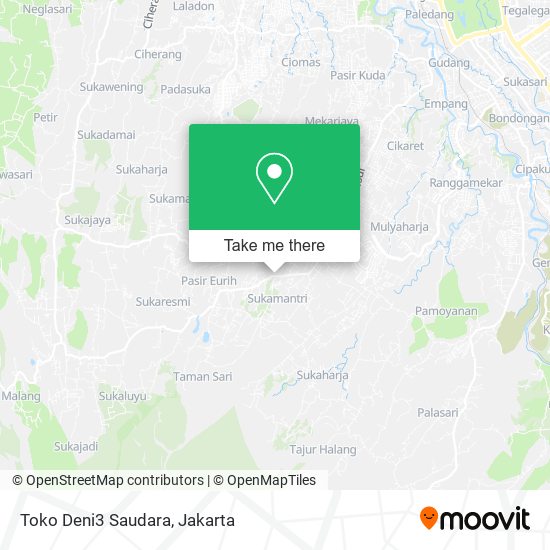 Toko Deni3 Saudara map