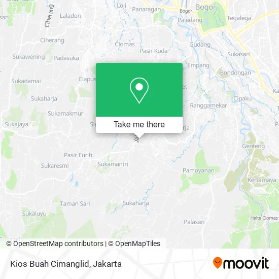 Kios Buah Cimanglid map