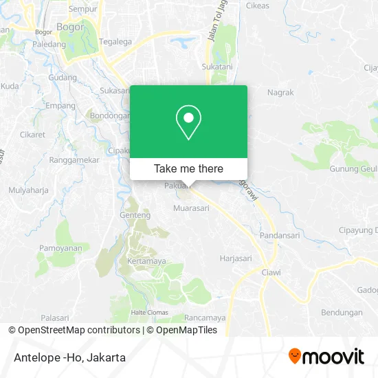 Antelope -Ho map