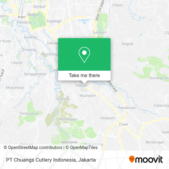 PT Chuangs Cutlery Indonesia map
