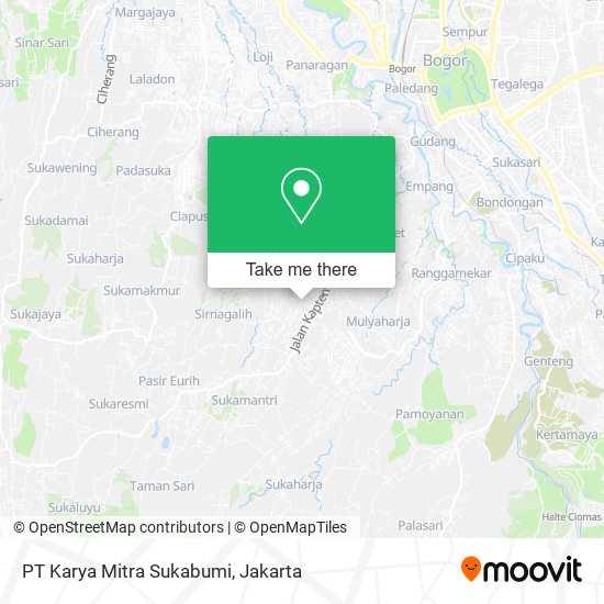 PT Karya Mitra Sukabumi map