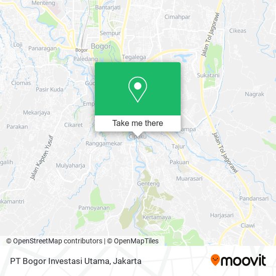 PT Bogor Investasi Utama map