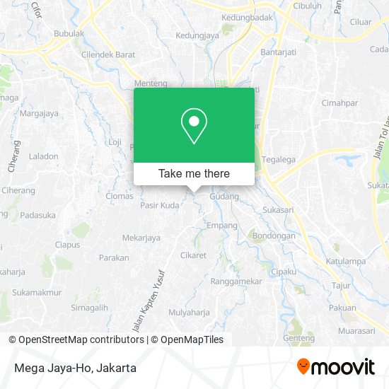 Mega Jaya-Ho map
