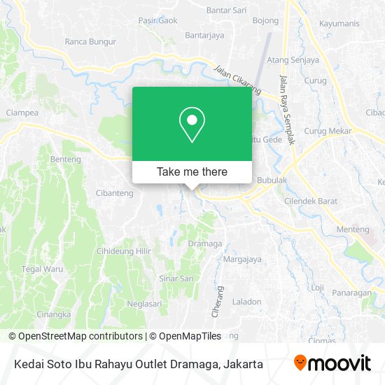 Kedai Soto Ibu Rahayu Outlet Dramaga map