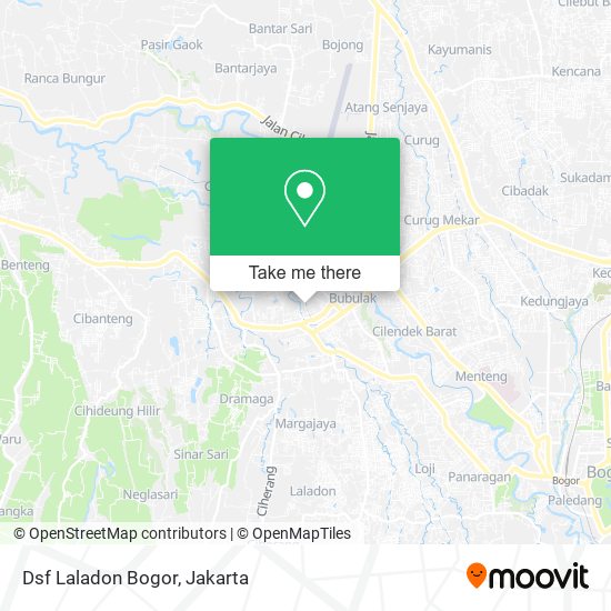 Dsf Laladon Bogor map