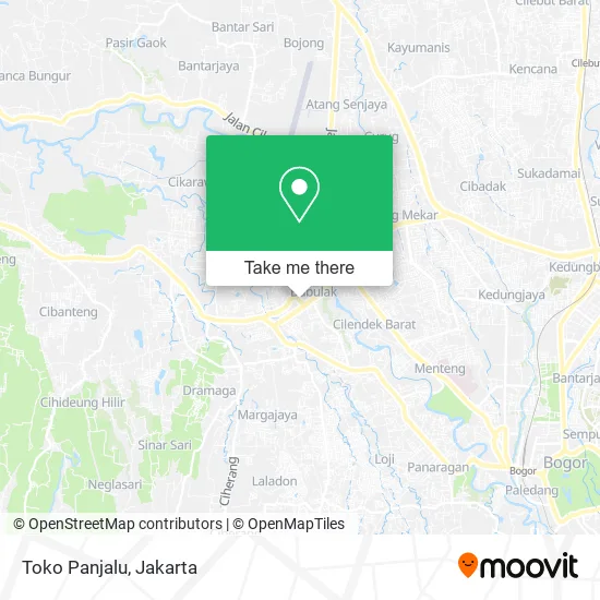 Toko Panjalu map