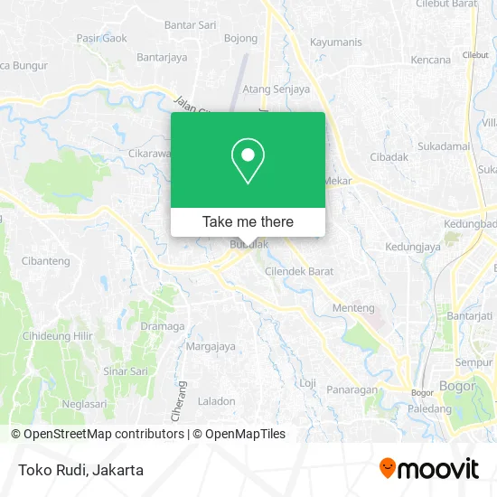 Toko Rudi map