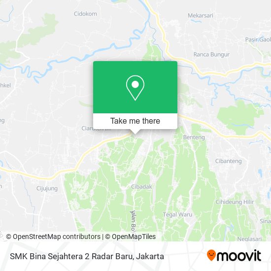 SMK Bina Sejahtera 2 Radar Baru map