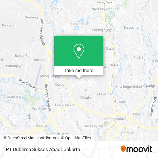 PT Dubersa Sukses Abadi map