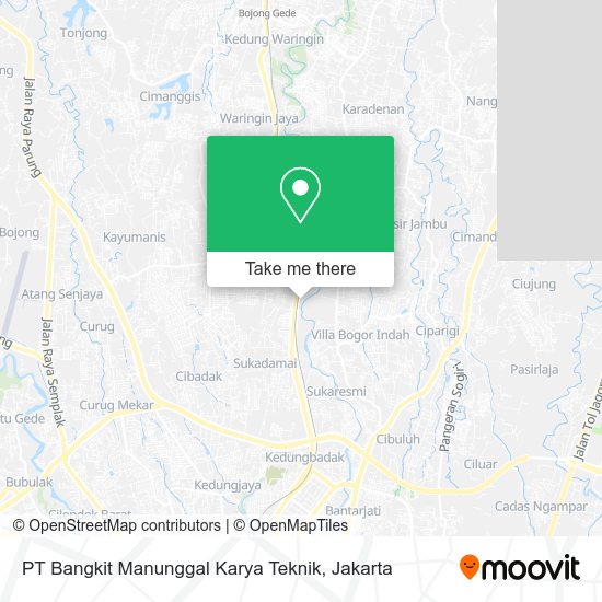 PT Bangkit Manunggal Karya Teknik map