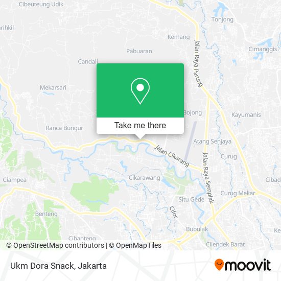 Ukm Dora Snack map