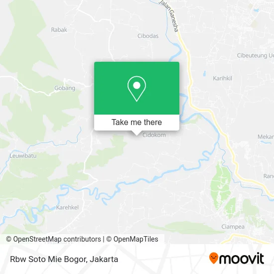 Rbw Soto Mie Bogor map