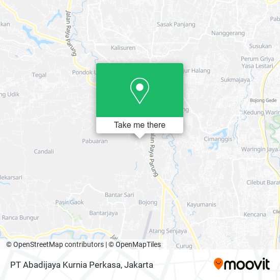 PT Abadijaya Kurnia Perkasa map