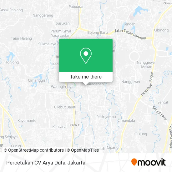 Percetakan CV Arya Duta map
