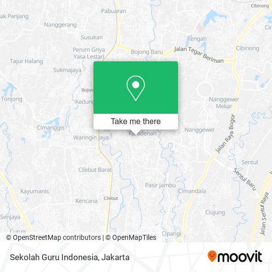 Sekolah Guru Indonesia map