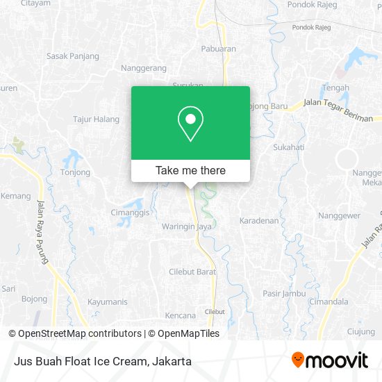 Jus Buah Float Ice Cream map