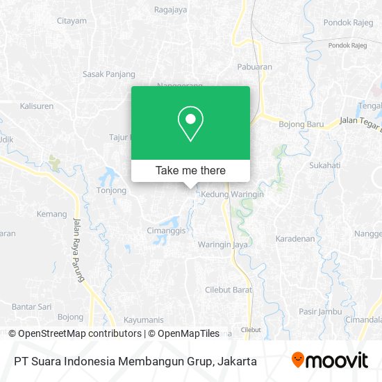 PT Suara Indonesia Membangun Grup map