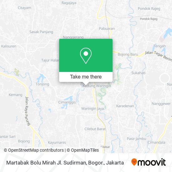 Martabak Bolu Mirah Jl. Sudirman, Bogor. map