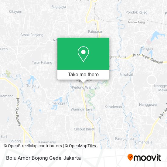 Bolu Amor Bojong Gede map