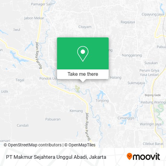 PT Makmur Sejahtera Unggul Abadi map
