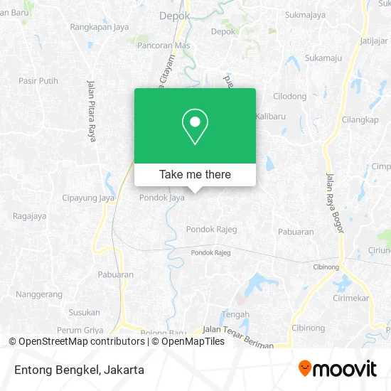 Entong Bengkel map