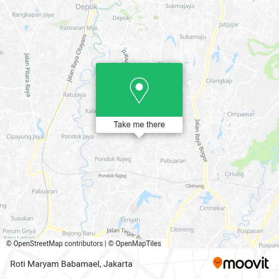 Roti Maryam Babamael map