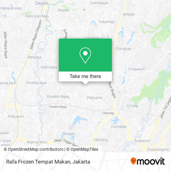 Rafa Frozen Tempat Makan map