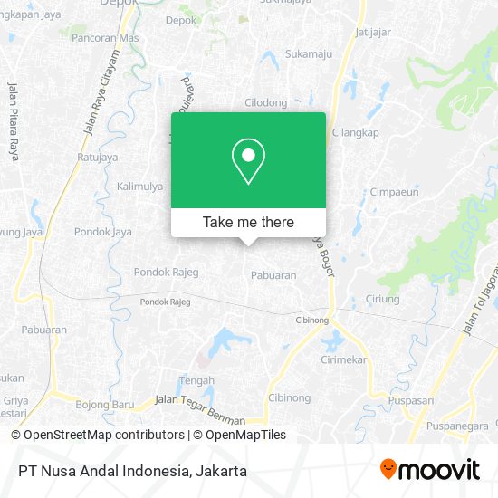 PT Nusa Andal Indonesia map