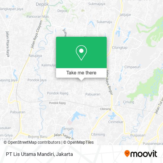 PT Lis Utama Mandiri map