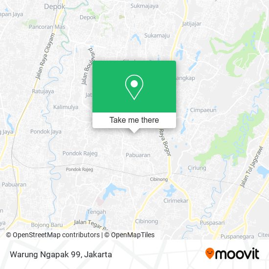 Warung Ngapak 99 map