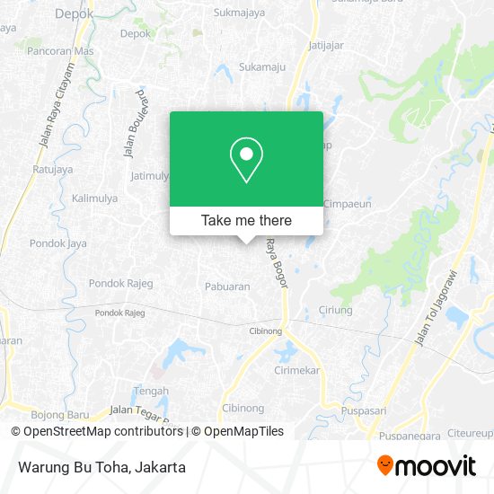 Warung Bu Toha map