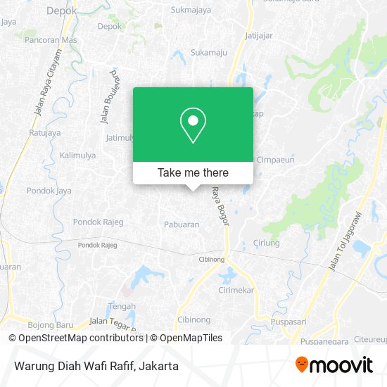 Warung Diah Wafi Rafif map