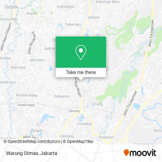 Warung Dimas map