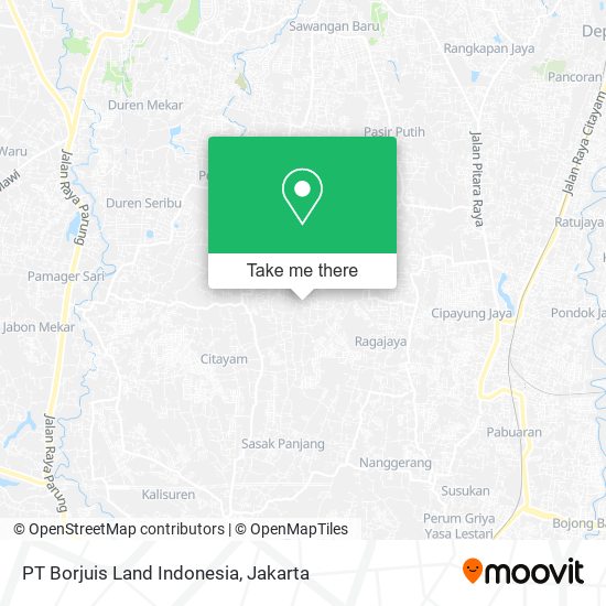 PT Borjuis Land Indonesia map