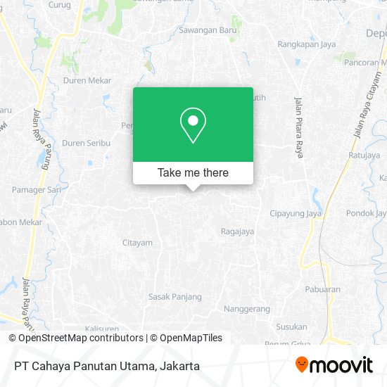 PT Cahaya Panutan Utama map