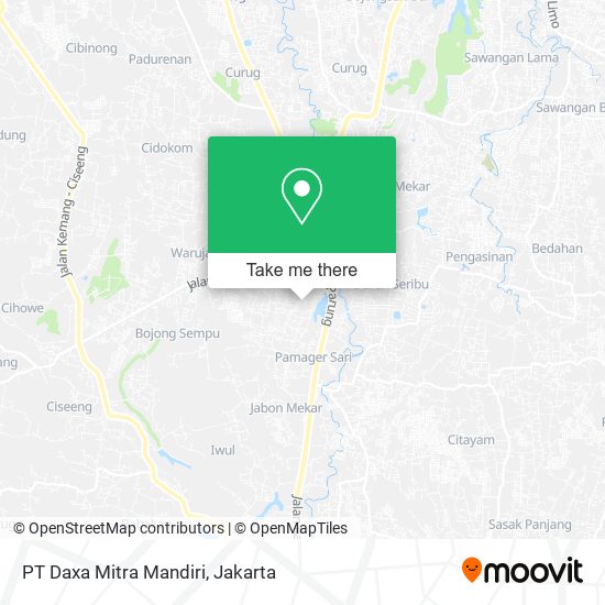 PT Daxa Mitra Mandiri map