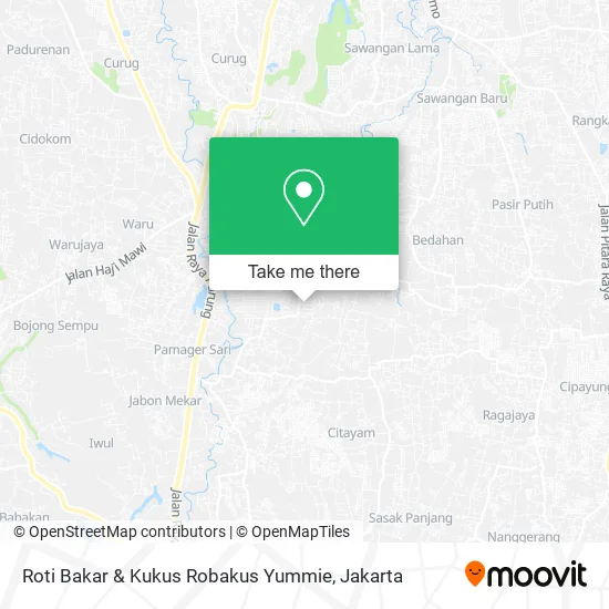 Roti Bakar & Kukus Robakus Yummie map